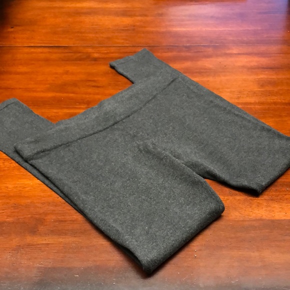 EXPRESS Cashmere Blend Leggings Heather Gray - Picture 3 of 8